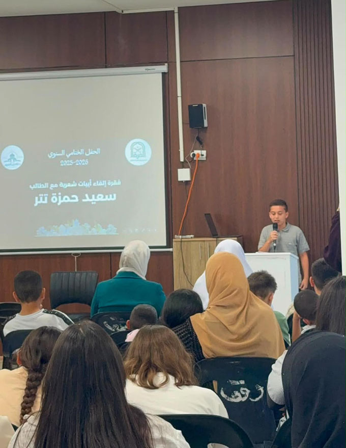 حفلًا ختاميًا للأهل والطلاب في دار القرآن الكريم في جلجولية